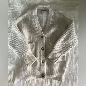 Oversized, chunky Zara cardigan